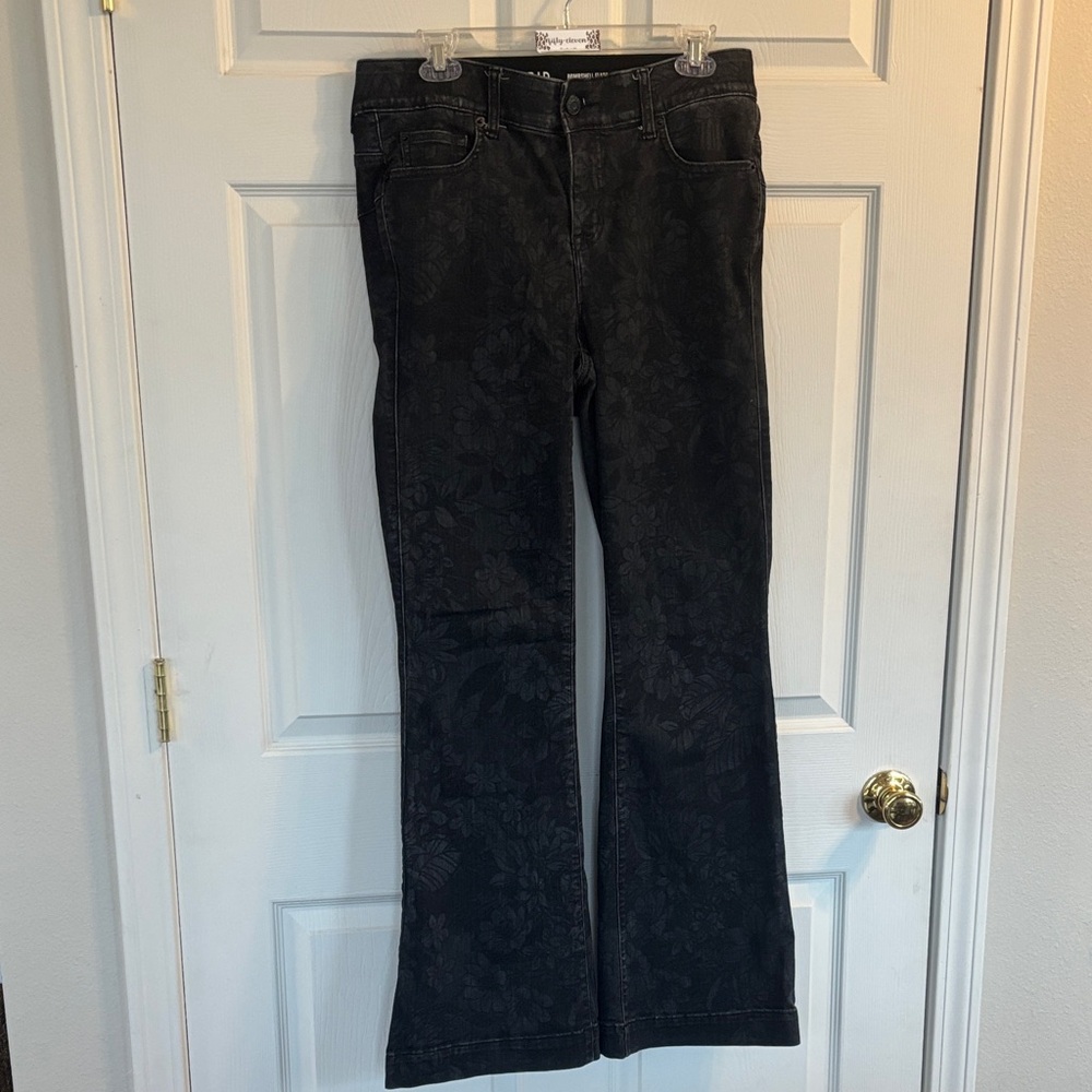 Torrid Black Floral Women Jeans